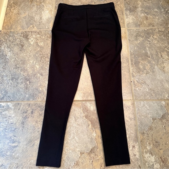 Jones New York Black Relaxed Dress Pants Slimming Stretch Gold Rivets Pull On SM - Picture 4 of 13